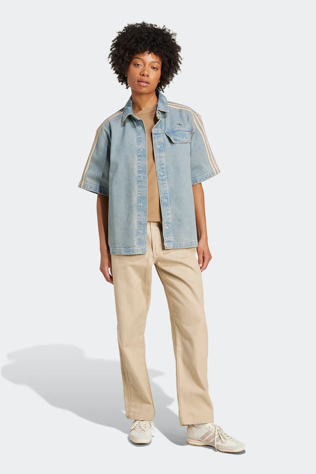 ADIDAS CAMISA DENIM ESSENTIAL - MUJER - Image 4