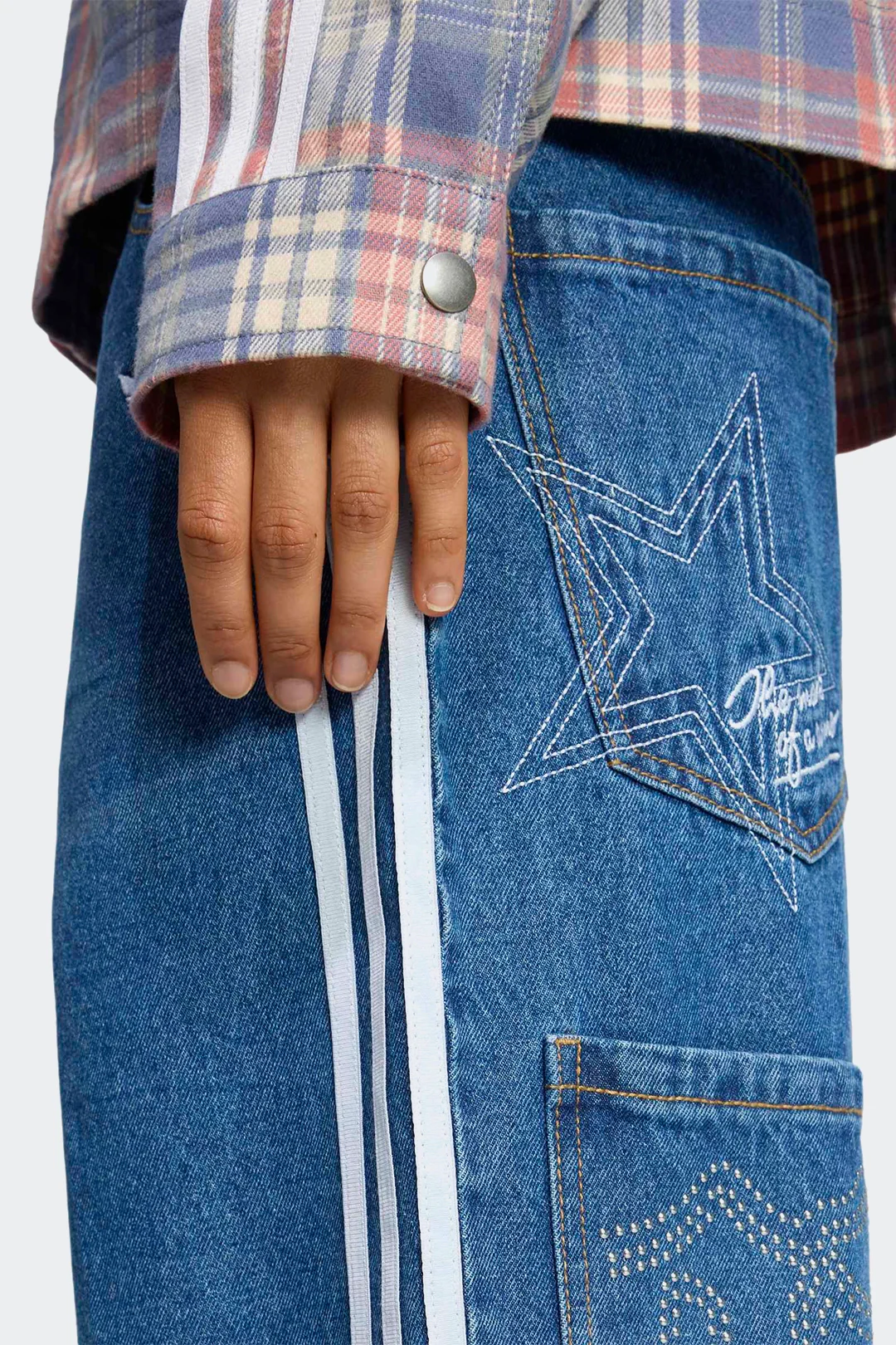 ADIDAS JEAN DENIM BAGGY - MUJER - Image 5