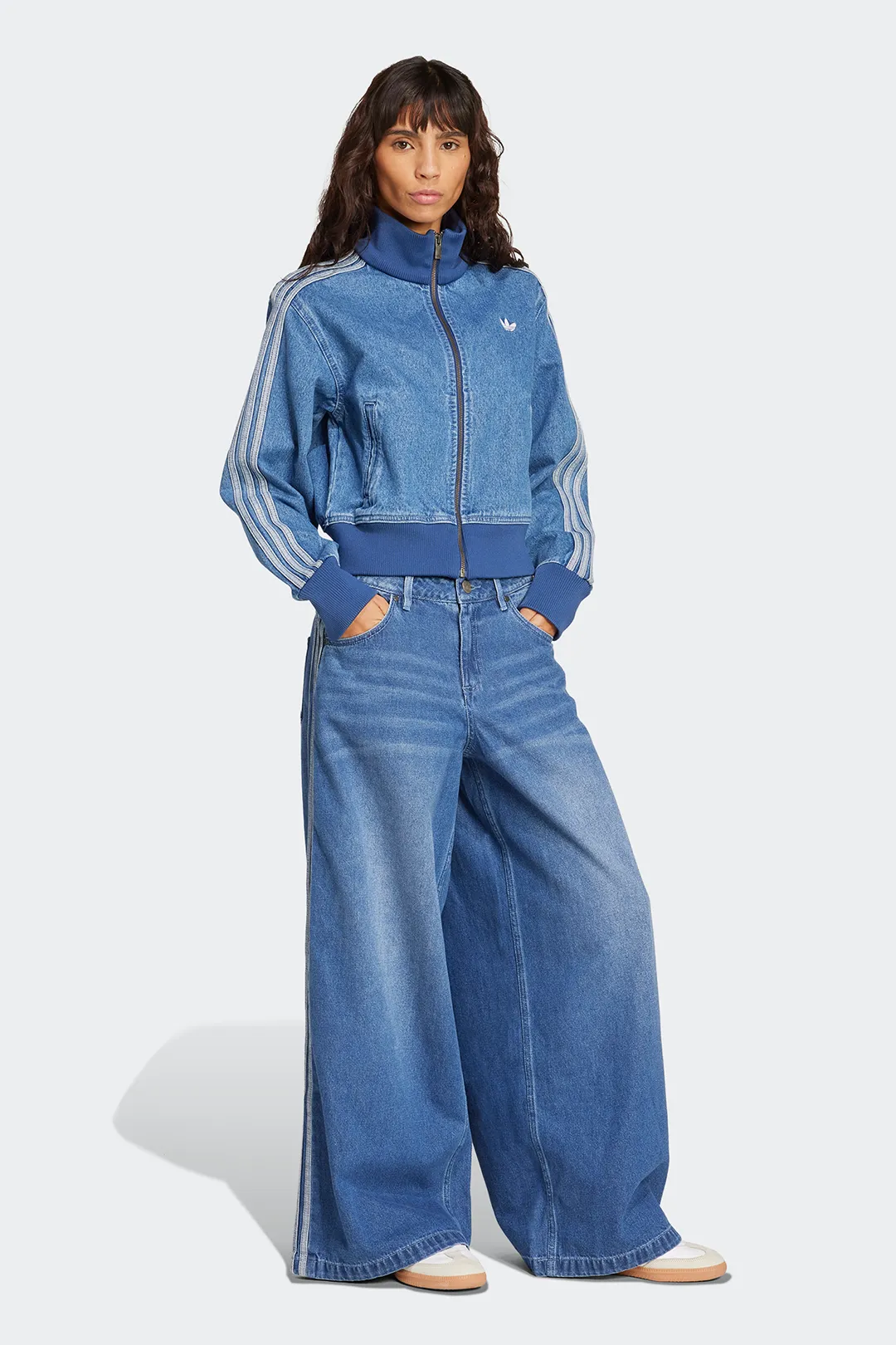ADIDAS JEAN DENIM WIDE - MUJER - Image 4