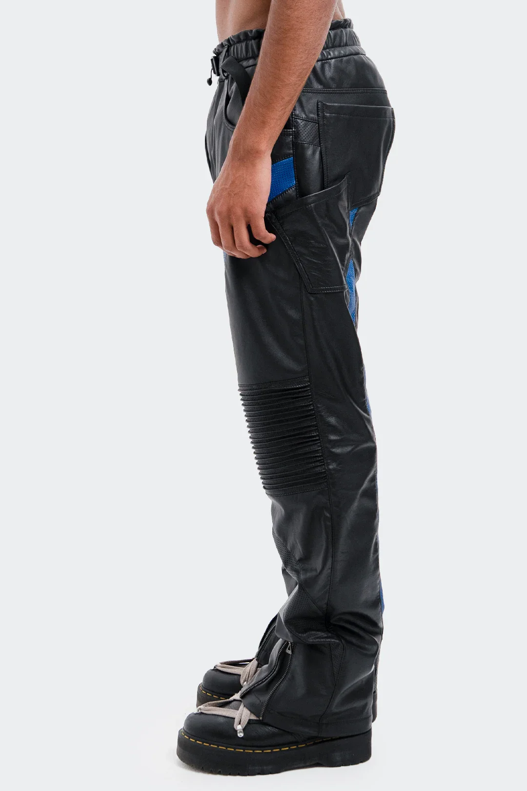 VENENO PANTALON CUERO BIKER GO FASTER - Image 3